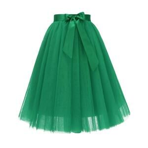 1297 Homecoming Tulle Skirt for Teens Long Tutu Prom Party Dress A line
